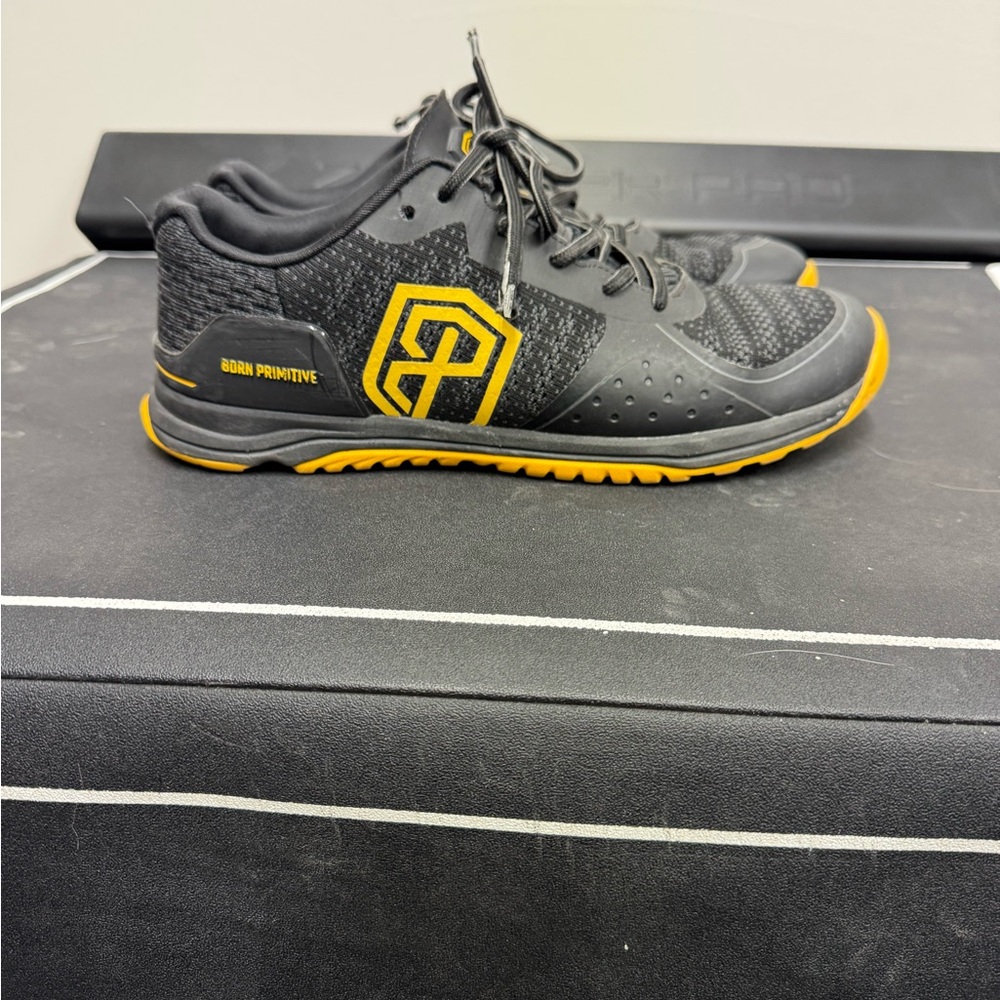 Born Primitive Men's Black and Yellow Athletic Shoes